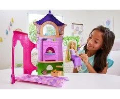 DISNEY PRINCESS Lėlės Auksaplaukės ir bokšto rinkinys