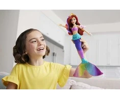 „Disney Princess“ undinėlė Arielė su spalvų keitimo funkcija