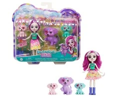 Mattel ENCHANTIMALS herojų dalmantinų šeima (HKN14)