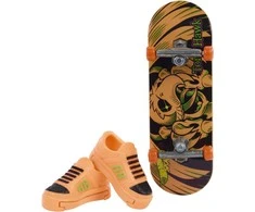 Mattel Hot Wheels pirštų riedlentė su neoninėmis kaukolėmis
