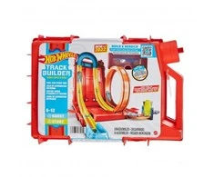 Trasos rinkinys su automobiliuku „Mattel Hot Wheels Track Builder Unlimited Fuel Can Stunt Box“, HDX78
