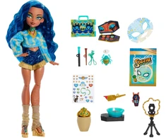 Lėlės ir aksesuarų rinkinys „Monster High Self-Scare Secrets Kleo“, JMG74