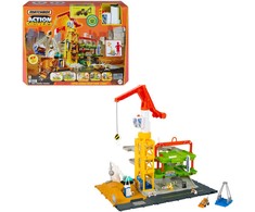 Mattel „Matchbox“ rinkinys „Statybų aikštelė su dideliu kranu“