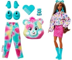 Mattel BARBIE CUTIE REVEAL CARE BEARS rinkinys – Good Vibes Bear (JFV62)