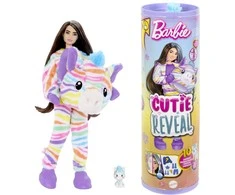 Mattel „Barbie Cutie Reveal“ zebriukės rinkinys, spalvotų sapnų serija