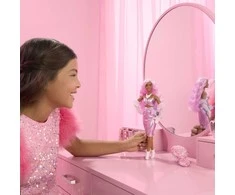 Mattel BARBIE DELUXE FASHIONISTAS lėlė rožiniais plaukais (HYV25)