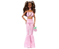 Lėlė Mattel BARBIE DELUXE FASHIONISTAS #12 rožiniu kostiumėliu
