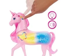 Vienaragis su garsais ir šviesomis Mattel Barbie Dreamtopia (JCP78)