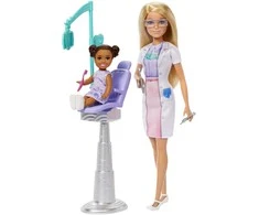 Mattel BARBIE lėlė odontologė (JCR74)