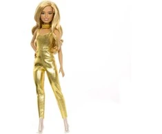 Mattel BARBIE madistė aukso spalvos kostiumu (HRH19)