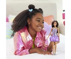 Mattel BARBIE madistė pūsta violetine suknele (HYT92)