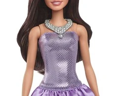 Mattel BARBIE madistė pūsta violetine suknele (HYT92)