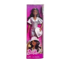 Mattel BARBIE madistė sidabro spalvos suknele (HYT95)