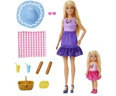 Mattel BARBIE pikniko temos lėlių rinkinys (JBF43)