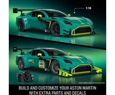 MATTEL BRICK SHOP HOT WHEELS Aston Martin Vantage GT3 konstruktorius (JLF51)