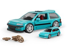 MATTEL BRICK SHOP HOT WHEELS Honda Custom 90 Civic EF konstruktorius (JHF62)