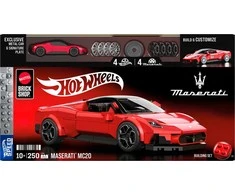 MATTEL BRICK SHOP HOT WHEELS konstruktorius – Speed Maserati (JFR90)
