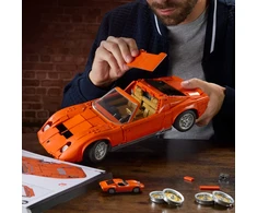 MATTEL BRICK SHOP HOT WHEELS Lamborghini ‘71 Miura P400 SV konstruktorius (JHF61)