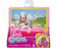 Mattel CHELSEA TEDDY CAR lėlytės ir automobiliuko rinkinukas (HXN05)