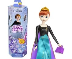Lelė Mattel „Disney Frozen Spin &amp; Reveal“ Anos siurprizų rinkinys