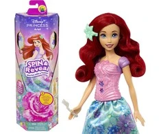 Mattel DISNEY PRINCESS SPIN and REVEAL Arielės siurprizų rinkinys (HTV88)