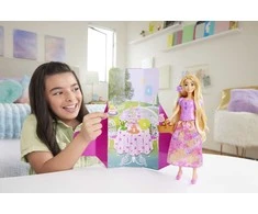 Mattel DISNEY PRINCESS SPIN and REVEAL Auksaplaukės siurprizų rinkinys (HTV86)
