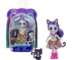 Mattel „Enchantimals“ herojės rinkinys meškutė/paukštelis/katytė (HCF97)