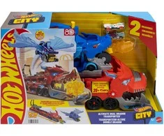 Mattel HOT WHEELS CITY transporteris – Dvigubas drakonas (JBM72)