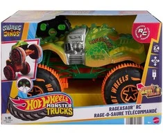 Mattel HOT WHEELS MONSTER TRUCKS RC automobilis – Rageazauras (JBH03)