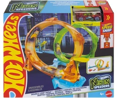 Mattel HOT WHEELS NEON SPEEDERS dvigubos kilpos trasa (JMG49)