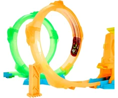 Mattel HOT WHEELS NEON SPEEDERS dvigubos kilpos trasa (JMG49)