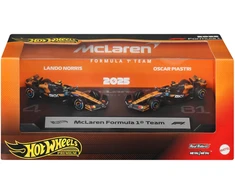 Mattel HOT WHEELS PREMIUM F1 dviejų McLaren Lando Norris ir Oscar Piastri bolidų rinkinys (JMM91)