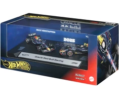 Mattel HOT WHEELS PREMIUM F1 Raudona Bull Max Verstappen ir Yuki Tsunoda bolidai (2 vnt.) (JMM95)