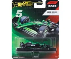 Mattel HOT WHEELS PREMIUM F1 Sauber Gabriel Bartoleto bolidas 5 (JKD89)