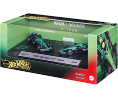 Mattel HOT WHEELS PREMIUM F1 Sauber Nico Hulkenberg ir Gabriel Bortoleto bolidai (2 vnt.) (JMM92)