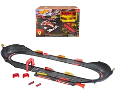 Mattel HOT WHEELS RC lenktynių trasa su 2 Ferrari bolidais (JTF40)