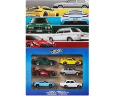 Mattel HOT WHEELS šešių europietiškų automodeliukų rinkinys (JLB25)