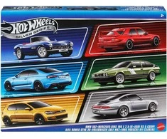 Mattel HOT WHEELS šešių europietiškų automodeliukų rinkinys (JBY79)
