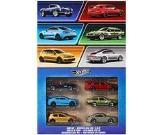 Mattel HOT WHEELS šešių europietiškų automodeliukų rinkinys (JBY79)