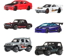 Mattel HOT WHEELS šešių japoniškų automodeliukų rinkinys (JLB23)
