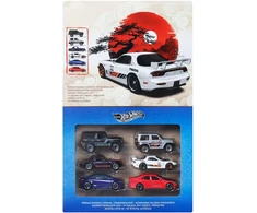 Mattel HOT WHEELS šešių japoniškų automodeliukų rinkinys (JLB23)