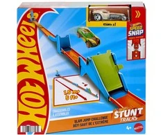 Mattel HOT WHEELS STUNT TRACKS trasa su kilpa ir šuoliu (JHK76)