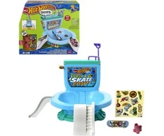 Žaislinė trasa Hot Wheels Mattel HW rinkinys „Riedlenčių parkas - unitazas“