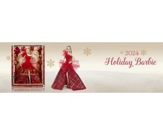 Mattel Kolekcinė „Barbie Holiday“ lėlė šviesiais plaukais 2024