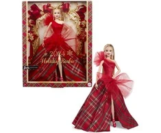 Mattel Kolekcinė „Barbie Holiday“ lėlė šviesiais plaukais 2024