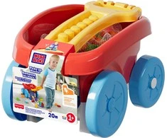 Mattel MEGA BLOKS kaladėlių rinkimo vežimėlis (JFR30)