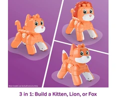 Mattel MEGA BLOKS ROLLING KITTEN 3 in 1 kačiuko konstruktorius (JMK86)