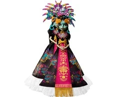Mattel MONSTER HIGH SKULLECTOR kolekcinė lėlė – Dia De Muertos Skelita