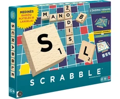 Mattel Stalo žaidimas SCRABBLE (medinis, LT)