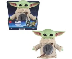 Mattel STAR WARS pliušinis žaislas Grogu (vidutinis) (JKN41)